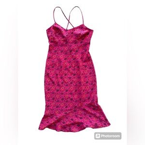 Express world brand vintage 90s floral dress size 1/2